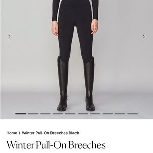 Elegant Black Pull-On Leggings